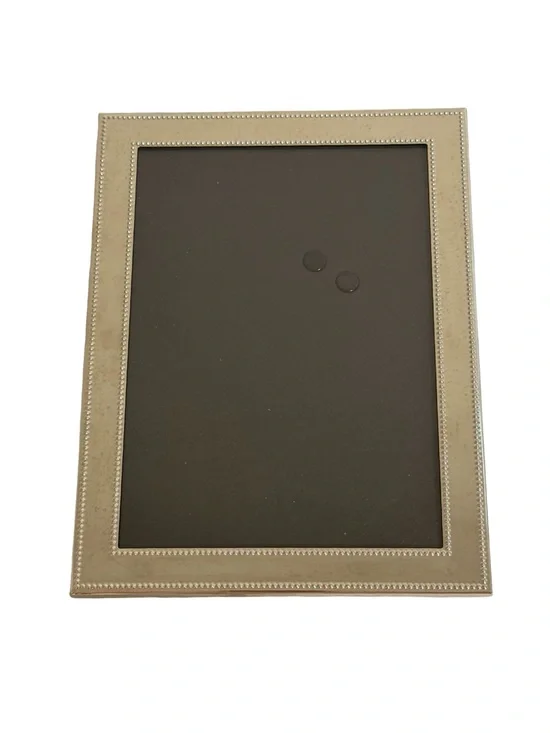 W Home 5x7 inch Silver Tone Beaded Picture Frame
