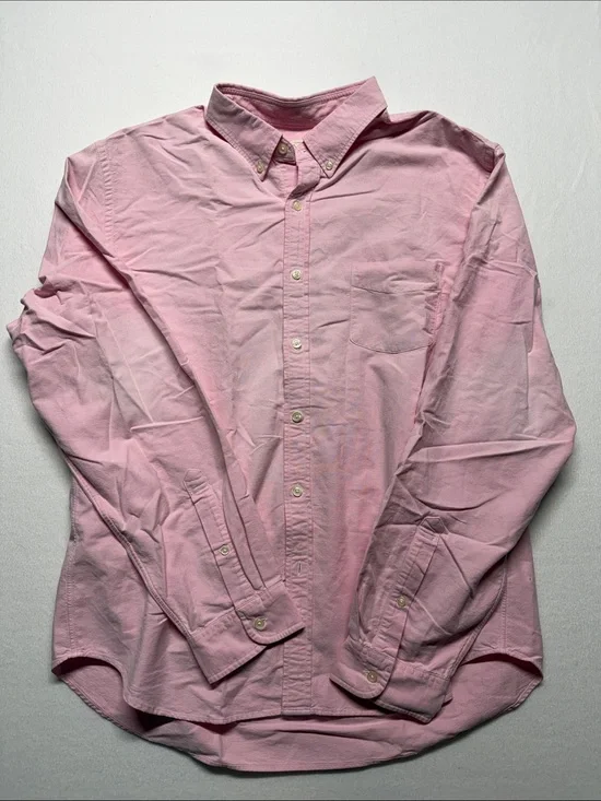 J. Crew Men's Light Pink Button-Down Oxford Shirt