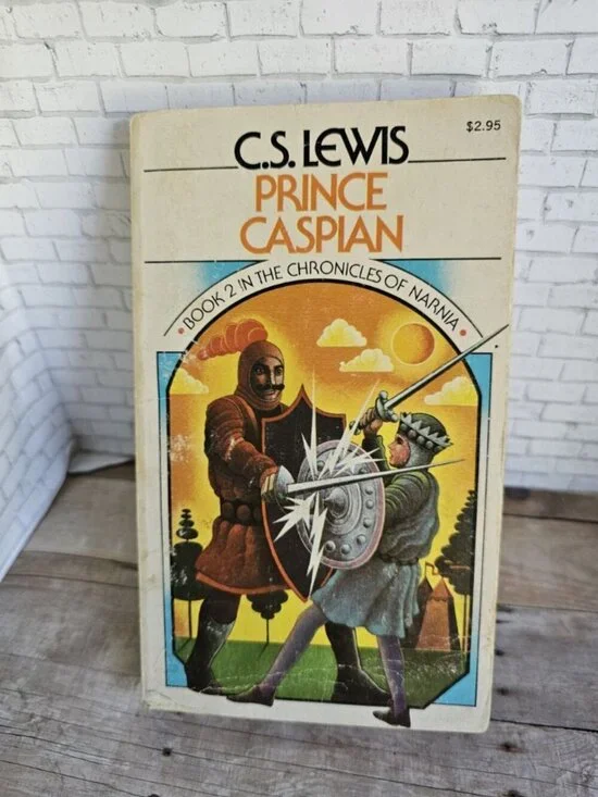 Vintage C.S. Lewis Prince Caspian Narnia 1970 Collier Paperback Book