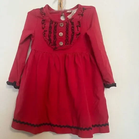 Matilda Jane Red Ruffle Dress