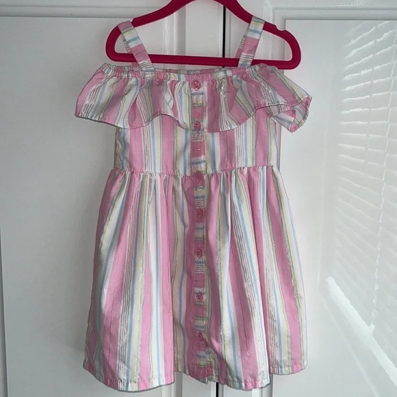 Penelope Mack off shoulder girls summer dress