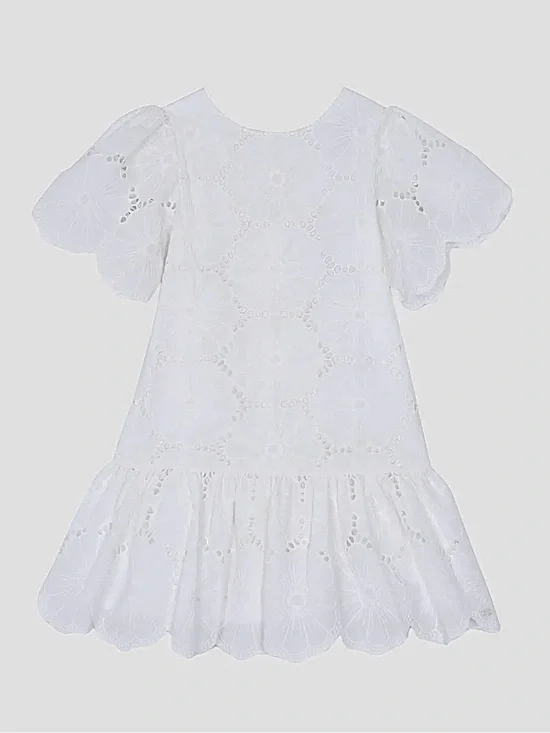 NWOT Tartine et Chocolat Eyelet Ruffle Dress