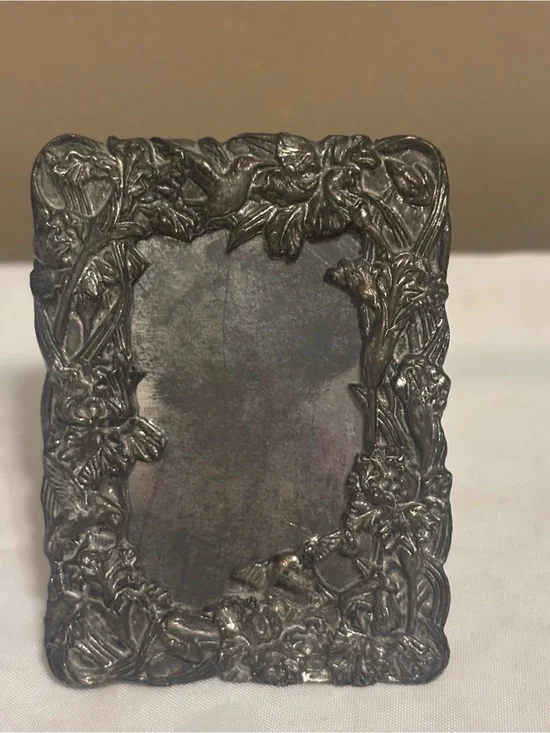 Ornate Arthur Court Hummingbird Floral Mini Picture Frame - Home Accents
