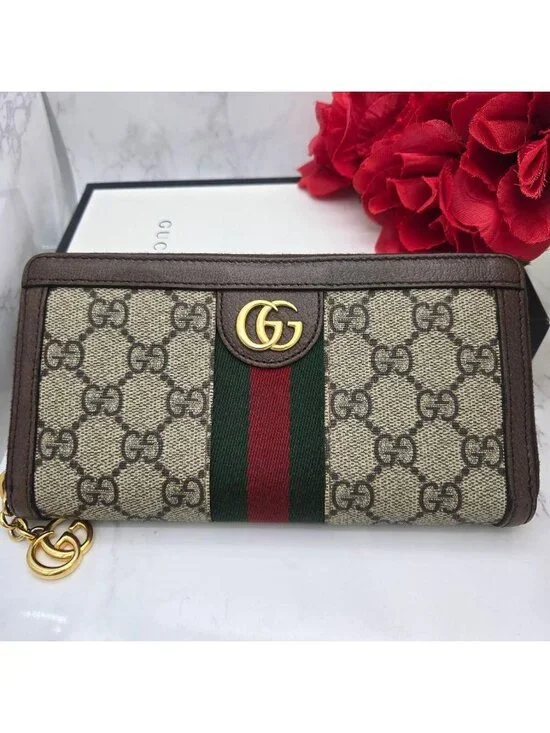 Gucci Wallet Ophidia Sherry Line