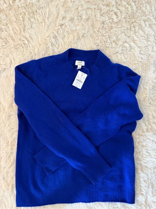 J. Crew women’s Cobalt Blue Crewneck Sweater