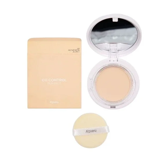 A'pieu Oil Control‎ Film Pact - #02 Skin Beige - 11.5 g