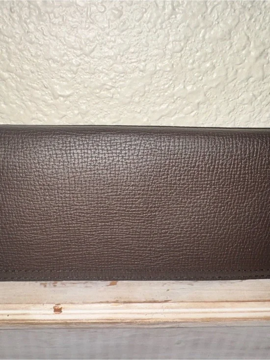 Authentic Louis Vuitton Men's Brown Tiaga Leather Wallet - Classic Slim Design