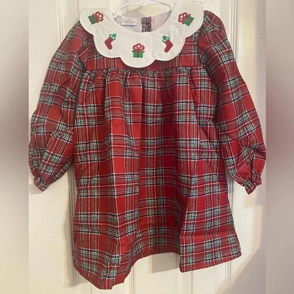 New Plaid Christmas Dress