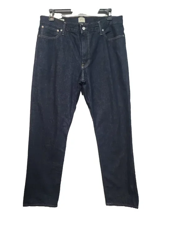 J. Crew Classic Jean in Resin Wash Straight 35 x 32 NWT
