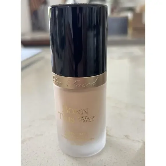 Too Faced Born This Way Oil Free Undetectable Foundation Snow 1.0 Oz 30mL
