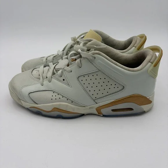 Jordan Air Jordan 6 Low Lunar New Year DH6928-073 White Gold Size 11