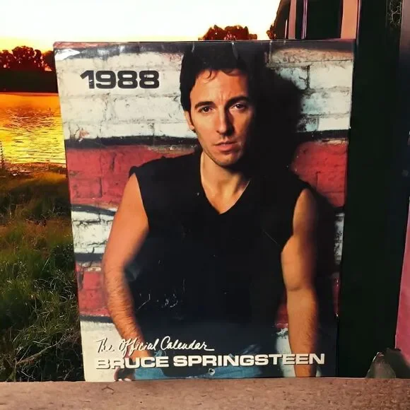 Bruce Springsteen 1988 Official Calendar Vintage‎ Wall Decor Large Paper Photos