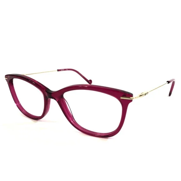 Liu Jo Eyeglasses Frames LJ2705 540 Cyclamen Dark Pink Gold Cat Eye 52-17-135