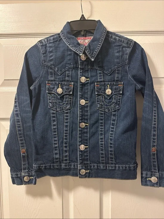 True Religion Kids Indigo Denim Jacket - Size L