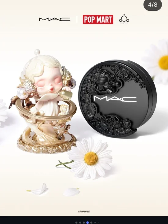 MAC × Skullpanda bundle set Cushion Foundation & tote bundle set.