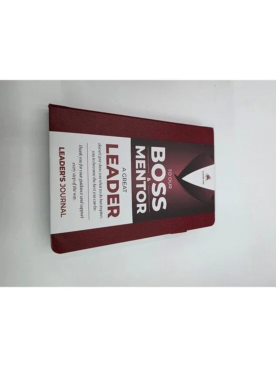 Boss & Mentor Leader's Journal - Hardcover Leadership Planner