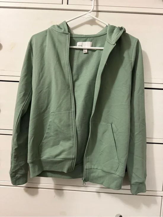 Nordstrom Kids Mint Green Zip-Up Hooded Jacket