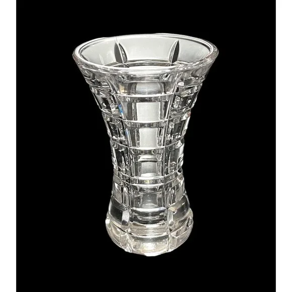 Vintage Mikasa Austria Prisma‎ 3.25” Bud Vase Windowpane Mini Vase