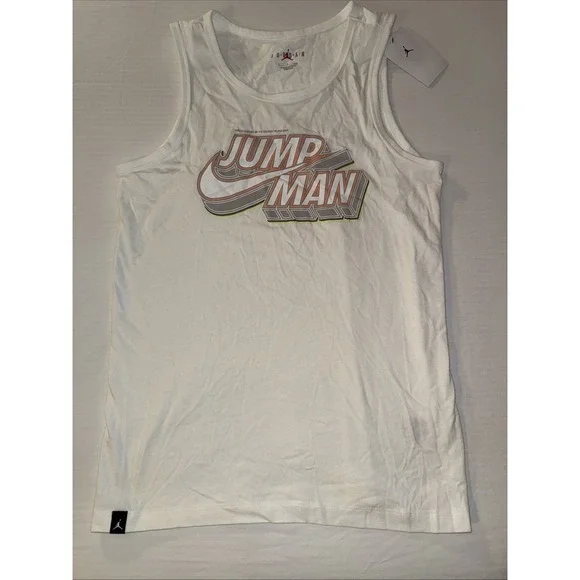 Jordan Jumpman New SM Cotton Graphic Tank‎ Top Pullover Lightweight