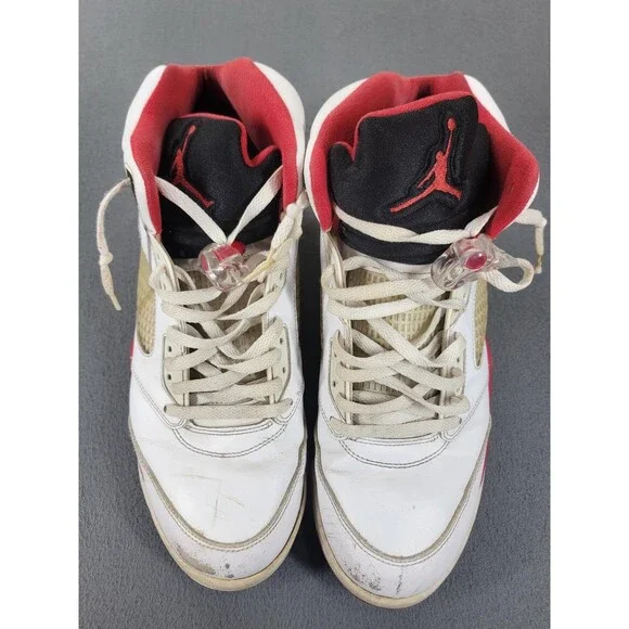 Nike Air Jordan 5 Retro Fire Red Shoes‎ Mens Size 14 136027-120 OG