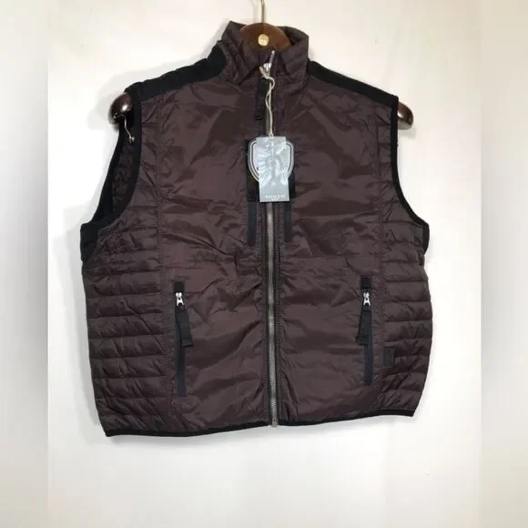 Youth STS Ranchwear Western Puffer Vest Brown Size XLarge