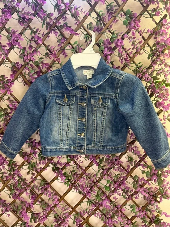 Children’s Place Girls Blue Denim Jean Jacket