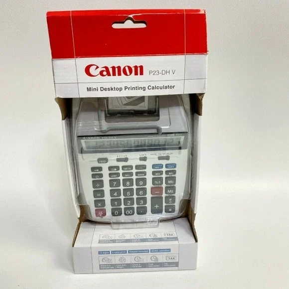 New Canon P23-DH V 2-Color Printing Calculator‎ for Office/Home