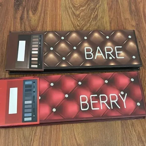 Profusion cosmetics bare and berry eyeshadow palates 2 sets