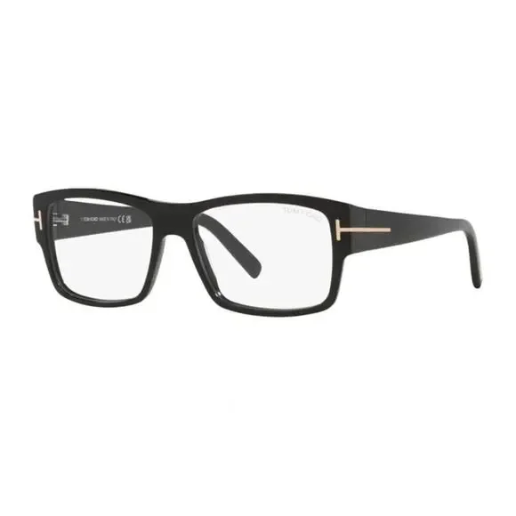 NEW!! Tom Ford FT5941-B 001 Shiny Black Sunglasses authentic