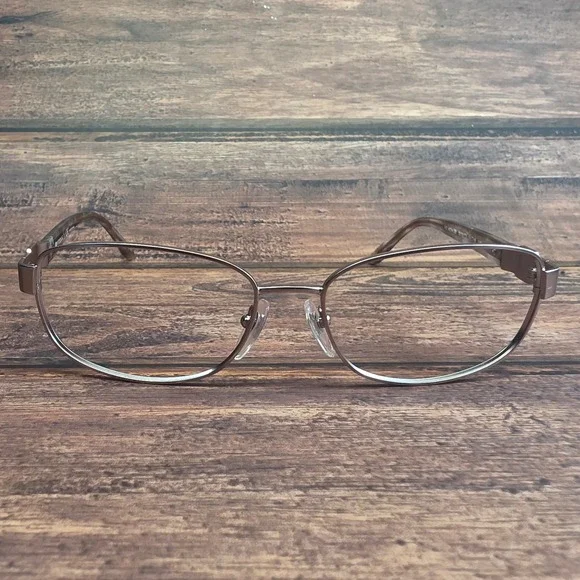 Vogue VO 4034-SB 5019/73 Brown Metal Eyeglass Frames 56-16-135 Rhinestone Trim