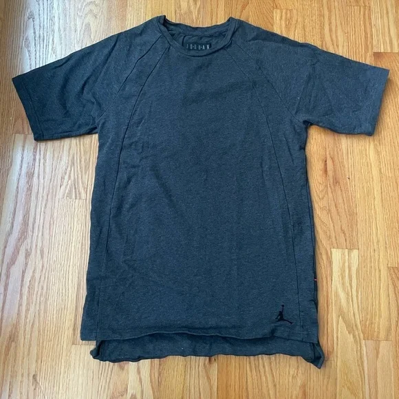 Jordan Men's Cotton Grey T-Shirt