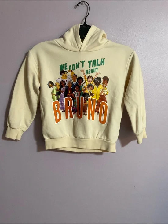 H&M Cream kids long Sleeve hoodie Top