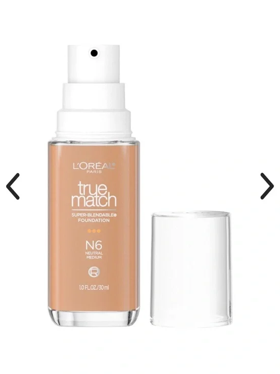 L'Oreal True Match Foundation N6 Neutral Medium - Beige Tone