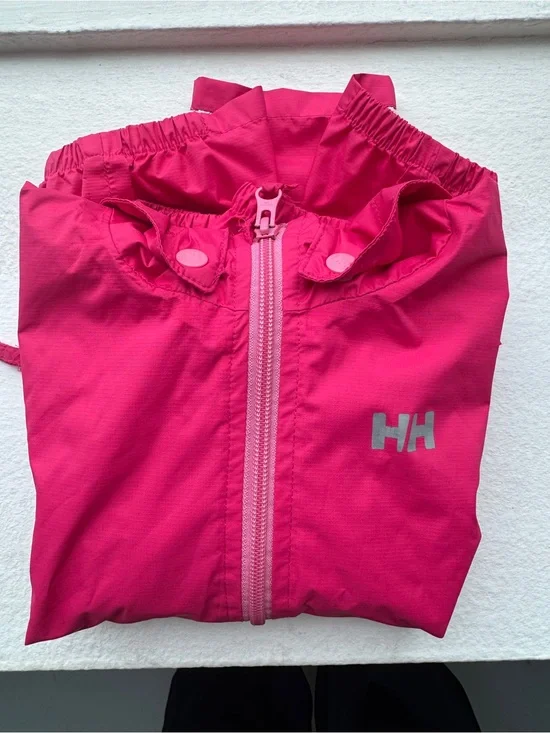 Helly Hansen Kids Hot Pink Rain Jacket