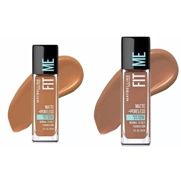 2 Maybelline Fit me‎ matte + poreless normal to oily skin foundation Shade 335