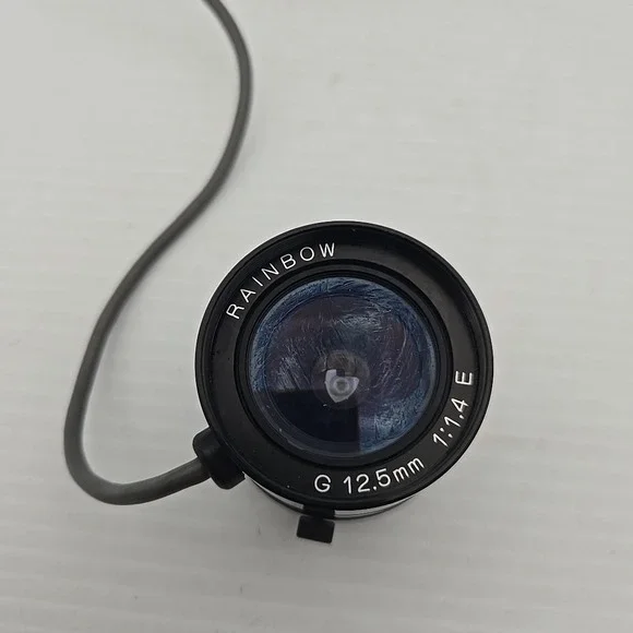 VINTAGE Rainbow G12.5mm 1:1.4E Camera Lens‎ Mount Made in Japan