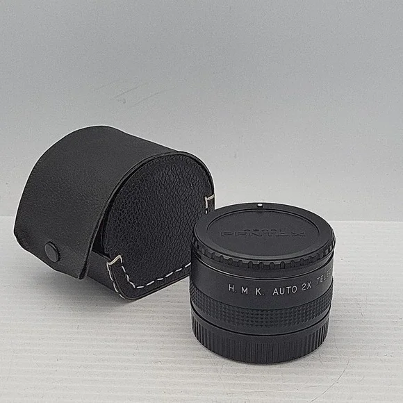 H.M.K. Auto 2X Teleconverter (CA) Japan canon FD‎ mount with case
