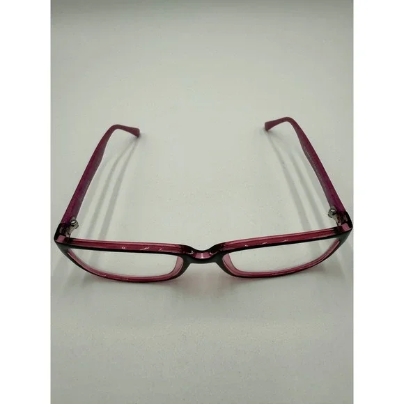 Envy Eyeglasses Women 53-17-140 Black Purple Excellent EE-SARA Rectangular Frame