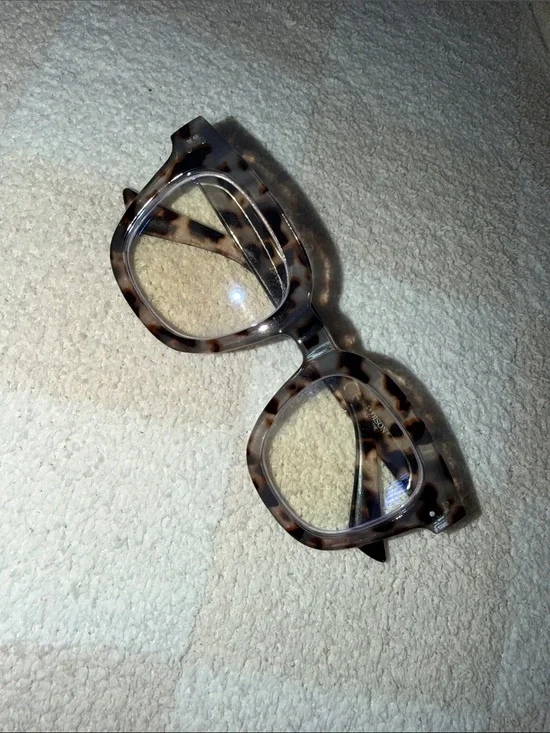 Tortoiseshell Square Frame Reading Glasses - Unbranded