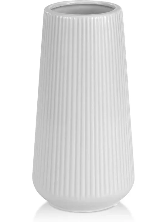 Gradient Gray Ceramic Cute Flower Vase For Pampas Grass Living Room Office Decor