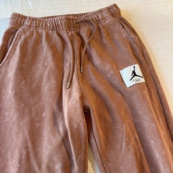 Jordan‎ Essentials Men's Fleece Pants Desert Bronze Washed Joggers DR3089-215 S