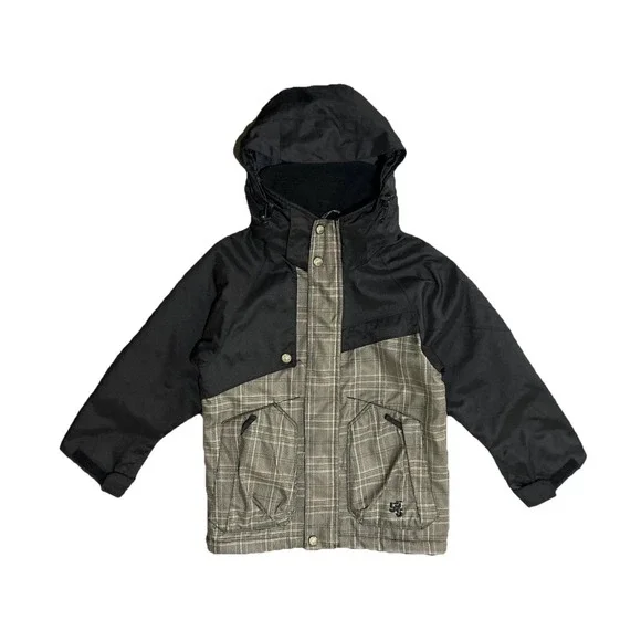 Triple Nickel 555 Plaid Ski Snowboard Jacket Water Resistant Insulated Size‎ 8