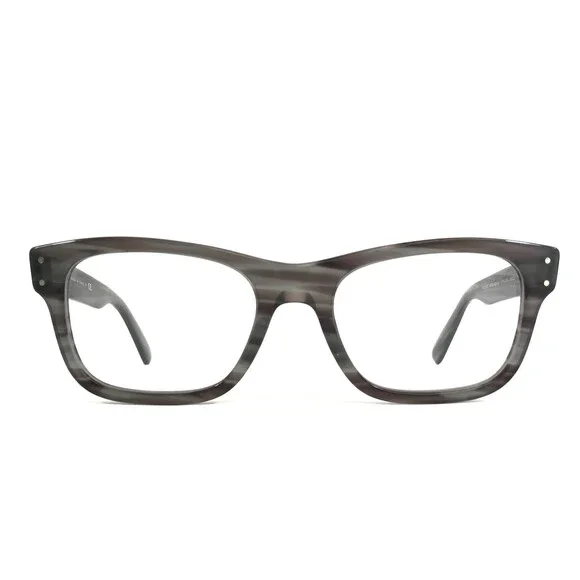 Ray-Ban Eyeglasses Frames RB2283 MR BURBANK 1314/R5 Striped Gray Blue 55-20-145