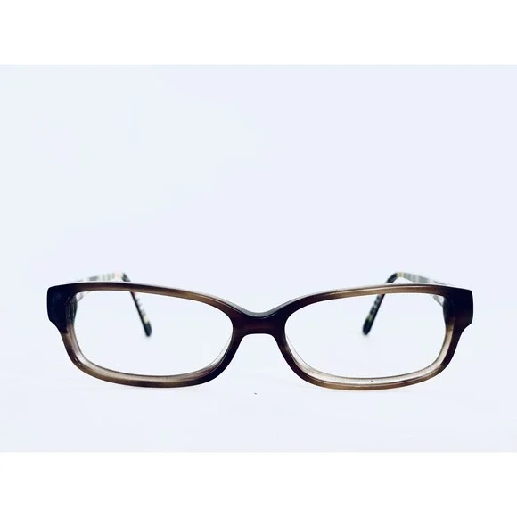 Kate Spade NY Tortoise Rectangular Glasses Striped Temple Lorelei 0X23 52 14 135