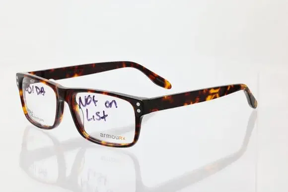 ArmouRx 7001 DA 55-15-150mm Eyeglass FRAMES ONLY - NEW WITH DEFECTS - READ