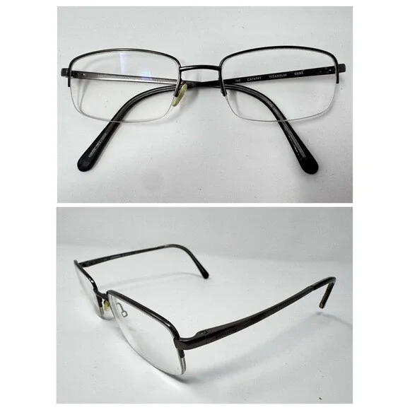 Carrera Safilo CA7474 Titanium 0X93 Half Rim Eyeglass Frames 53-19-145