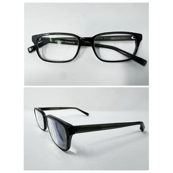 Warby Parker Seymour 720 Gray Green Rectangular Eyeglass Frames 53-19-145