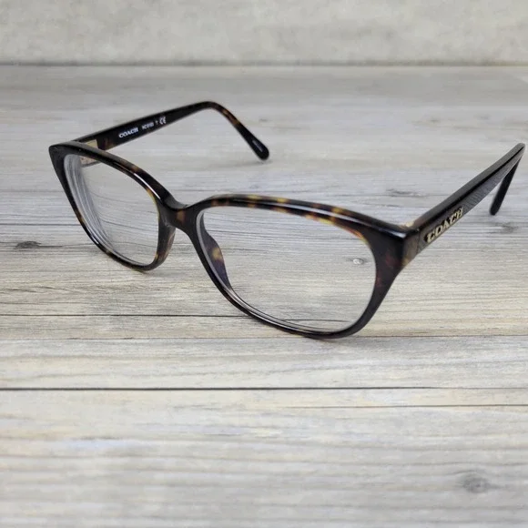 Coach Eyeglasses HC6103 5120 Dark Tortoise Butterfly Frames Only Women 52-16-140
