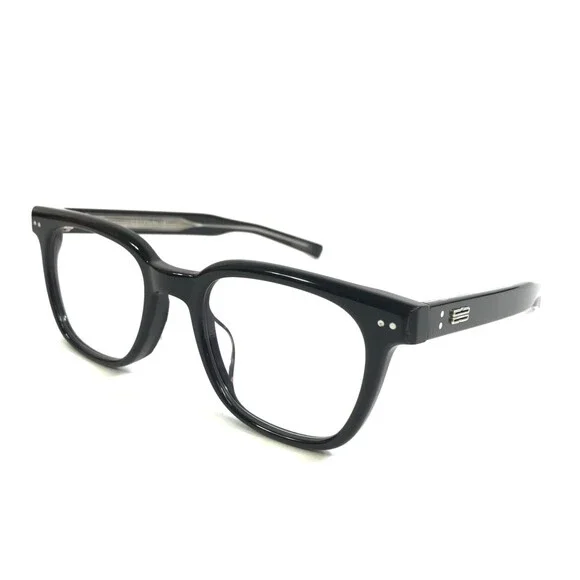 Gentle Monster Eyeglasses Frames EVAN Col.01 Shiny Black Silver 52-22-146