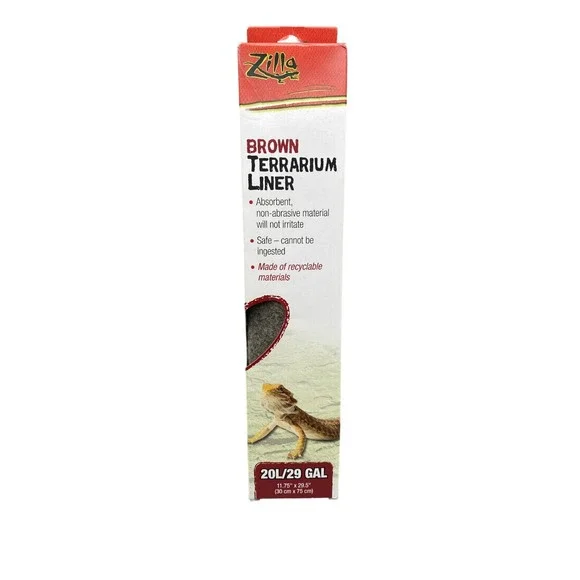 Zilla Brown Reptile‎ 29 Gal Terrarium Liner